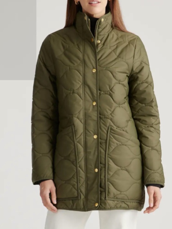 Quince Jackets & Blazers - Quince Featherless Quilted Long Puffer Jacket Size Large